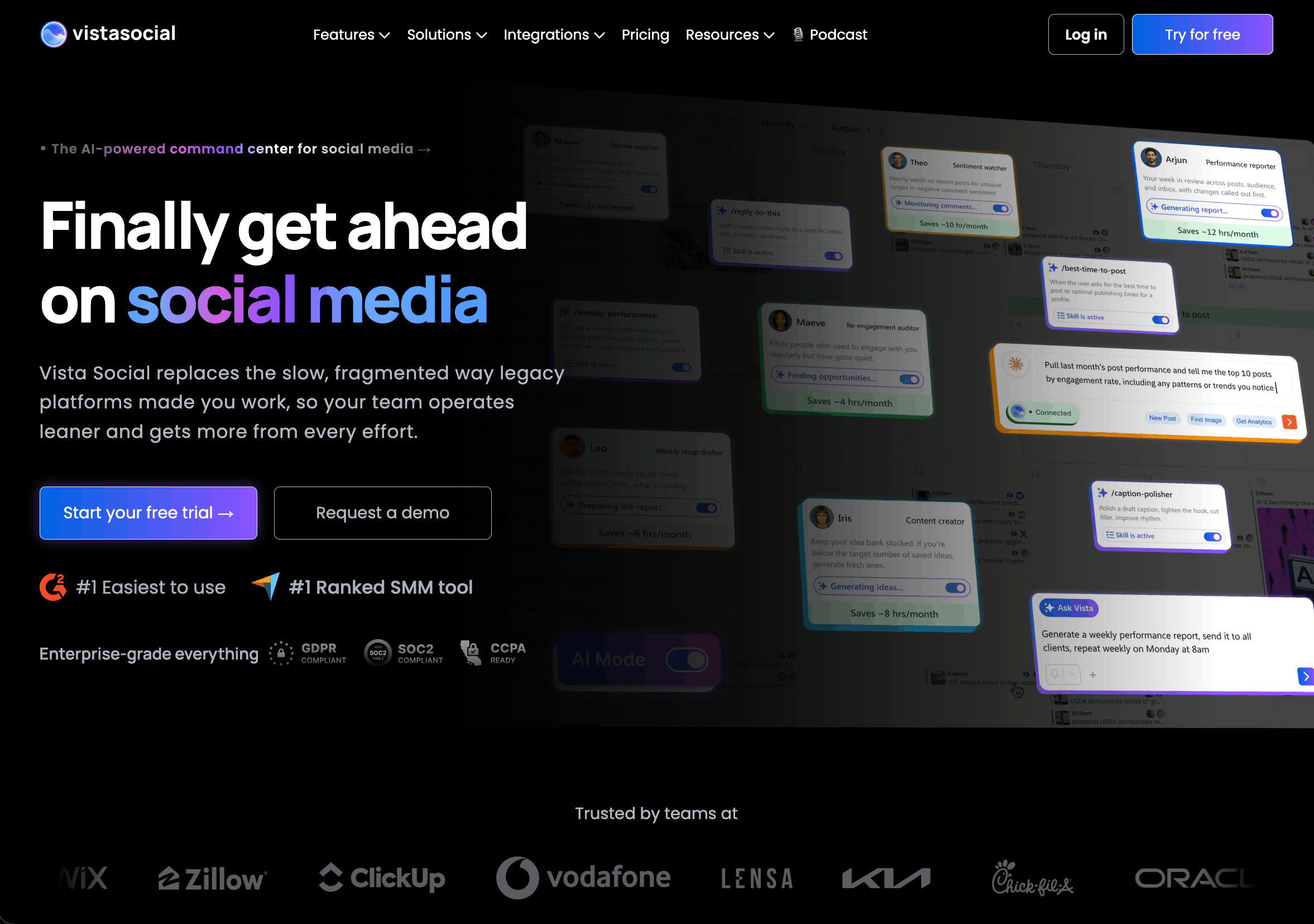 Vista Social screenshot